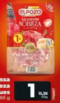 Dia Elpozo - salchichón nobleza en lonchas oferta
