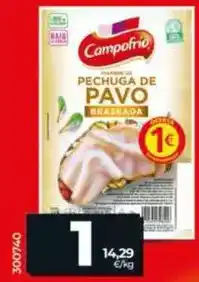Dia Campofrío - pechuga de pavo braseada oferta