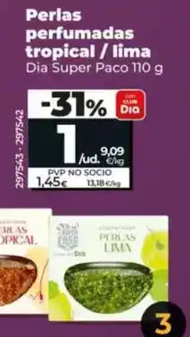 Dia Dia super paco - perlas perfumadas tropical/ lima oferta