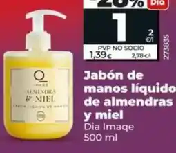 Dia Dia imaqe - jabon de manos liquido de almendras y miel oferta