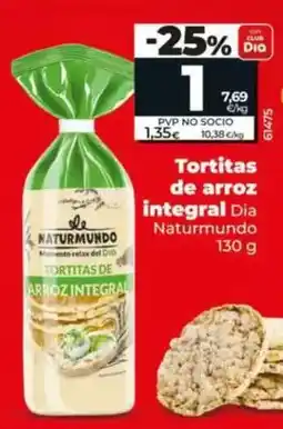 Dia Dia naturmundo - tortitas de arroz integral oferta