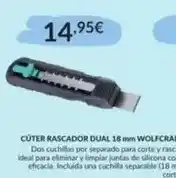 Coferdroza Cuter rascador dual 18mm oferta