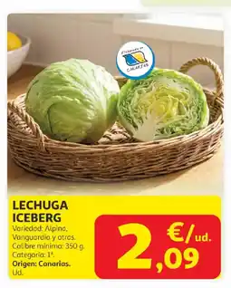 Alcampo Lechuga iceberg oferta