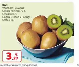 Alcampo Kiwi oferta