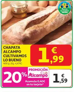 Alcampo Chapata alcampo cultivamos lo bueno oferta