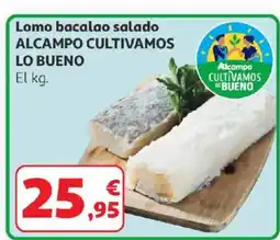 Alcampo Lomo bacalao salado oferta