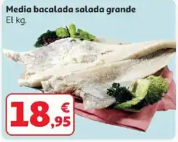 Alcampo Media bacalada salada grande oferta