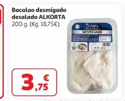 Alcampo ALKORTA Bacalao desmigado desalado oferta