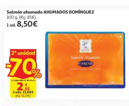 Alcampo AHUMADOS DOMÍNGUEZ Salmón ahumado oferta