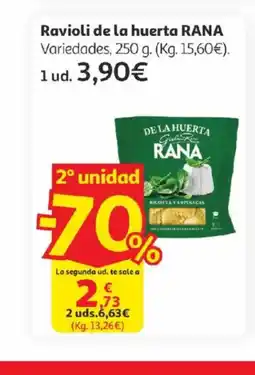 Alcampo RANA Ravioli de la huerta oferta