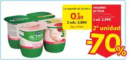 Alcampo ACTIVIA Yogures oferta