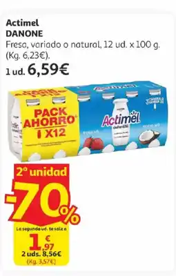 Alcampo DANONE Actimel oferta