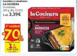 Alcampo LA COCINERA Lasañas y canelones oferta