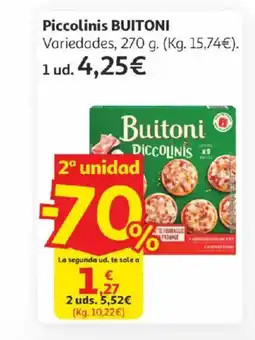 Alcampo BUITONI Piccolinis oferta