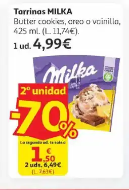 Alcampo MILKA Tarrinas oferta