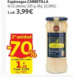 Alcampo CARRETILLA Espárragos oferta