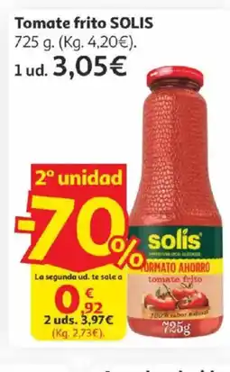 Alcampo SOLIS tomate frito oferta