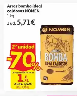 Alcampo NOMEN Arroz bomba ideal caldosos oferta