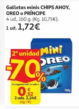Alcampo CHIPS AHOY, OREO O PRÍNCIPE Galletas minis oferta