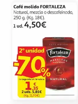 Alcampo FORTALEZA Café molido oferta