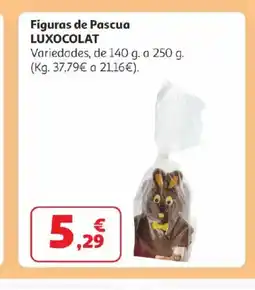 Alcampo LUXOCOLAT Figuras de Pascua oferta