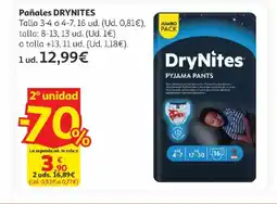Alcampo DRYNITES Pañales oferta