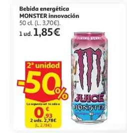 Alcampo MONSTER Bebida energética oferta