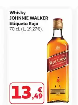 Alcampo JOHNNIE WALKER Whisky Etiqueta Roja oferta