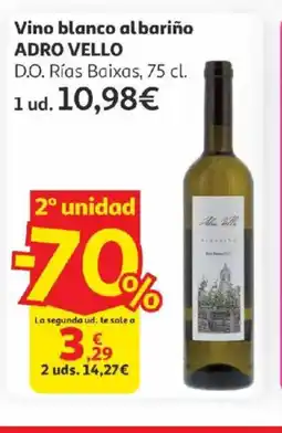 Alcampo ADRO VELLO Vino blanco albariño oferta