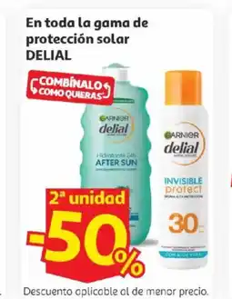 Alcampo DELIAL En toda la gama de protección solar oferta