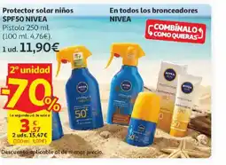Alcampo NIVEA Protector solar niños SPF50 oferta