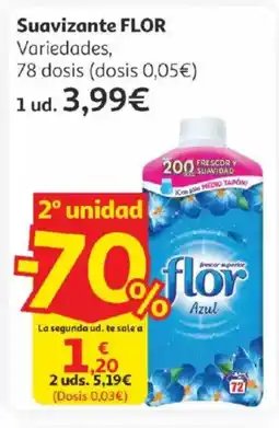 Alcampo FLOR Suavizante oferta