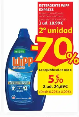 Alcampo WIPP EXPRESS Detergente oferta