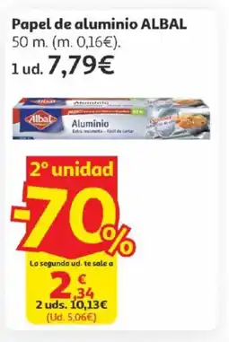 Alcampo ALBAL Papel de aluminio oferta