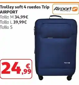 Alcampo AIRPORT Trolley soft 4 ruedas Trip oferta