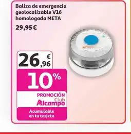 Alcampo Baliza de emergencia geolocalizable V16 homologada oferta