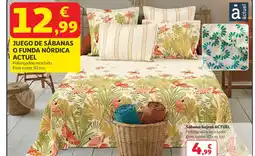 Alcampo ACTUEL Juego de sábanas o funda nórdica oferta