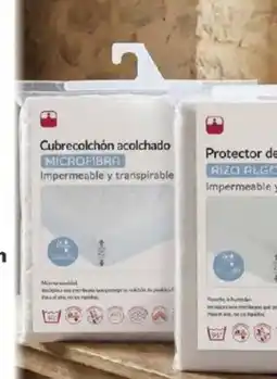 Alcampo ACTUEL Cubrecolchón acolchado impermeable y transpirable oferta