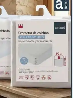 Alcampo ACTUEL Protector colchón impermeable y transpirable oferta