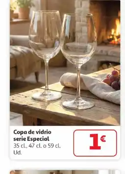 Alcampo Copa de vidrio serie Especial oferta