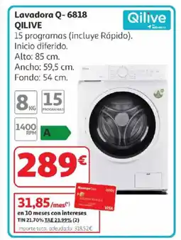 Alcampo QILIVE Lavadora Q-6818 oferta