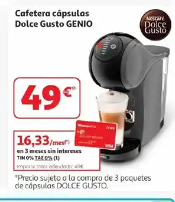 Alcampo GENIO Cafetera cápsulas Dolce Gusto oferta