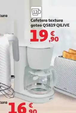Alcampo QILIVE Cafetera textura goteo Q5819 oferta