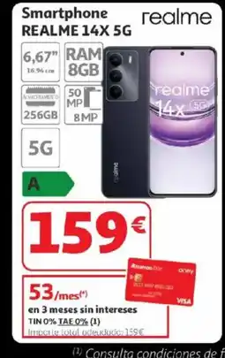 Alcampo REALME Smartphone 14X 5G oferta
