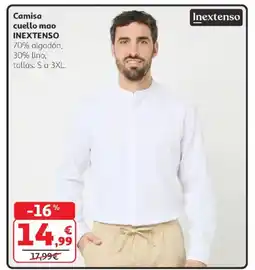 Alcampo INEXTENSO Camiseta cuello mao oferta