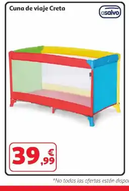 Alcampo Cuna de viaje Creta oferta