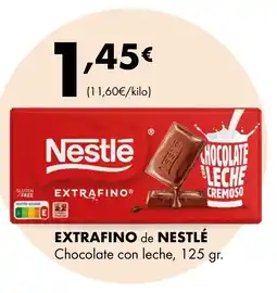 Supermercados Lupa EXTRAFINO de NESTLÉ Chocolate con leche oferta