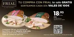 Supermercados Lupa FRIAL Pechuga de pavo reducida en sal o asada oferta