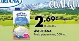 Supermercados Lupa ASTURIANA Nata para montar oferta