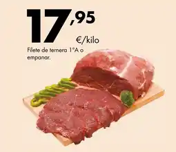 Supermercados Lupa Filete de ternera 1ºA o empanar. oferta
